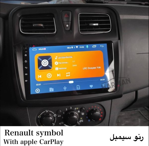 مانیتور رنو سیمبل ؛ قیمت مانیتور فابریک renault symbol