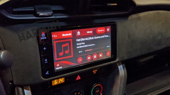 مانیتور تویوتا gt86 اندرویدی