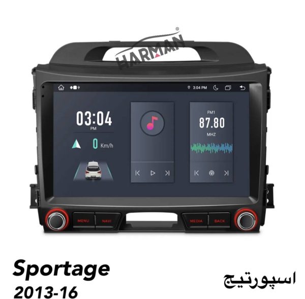 مانیتور اسپورتیج 2013 فابریک تسلایی اندرویدی - Image 17